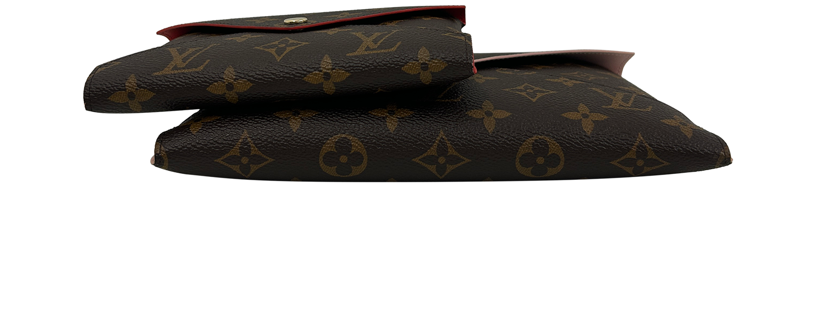 Pouch Kirigami Dos Unds, 650&euro;, Bolso, Marrón, Canvas - General, Vista superior